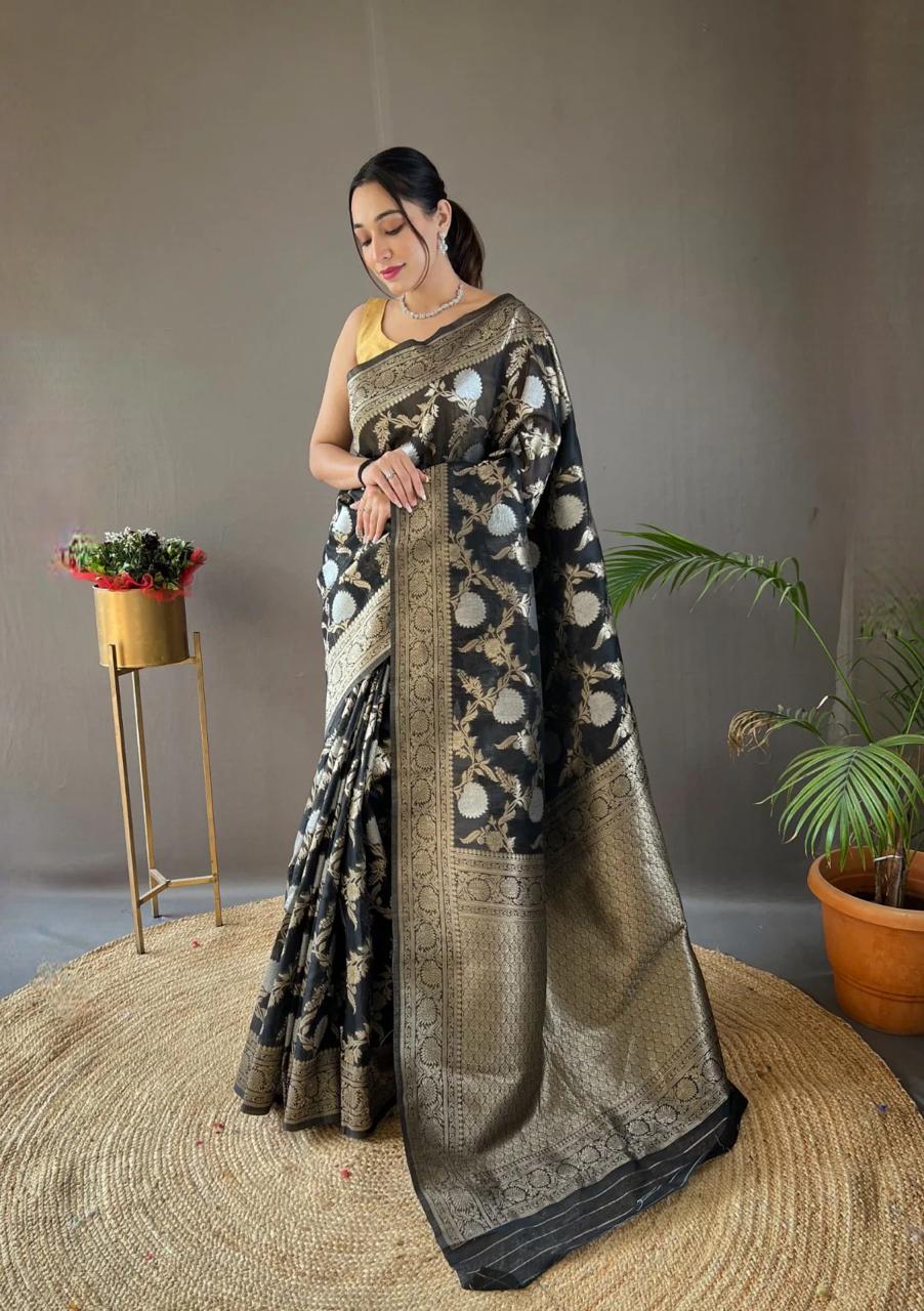 Winderful Authentic Banarasi Soft Silk Saree