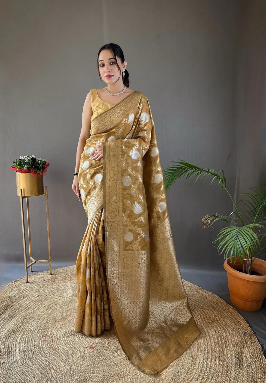 Winderful Authentic Banarasi Soft Silk Saree