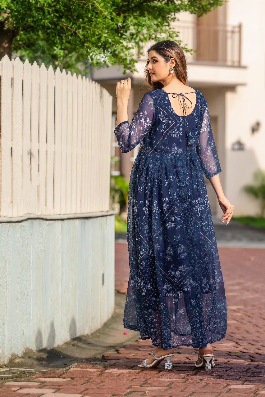 Printed Maxi Glamorous Design Dress